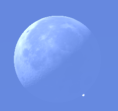Aldebaran reappearing from behind the Moon