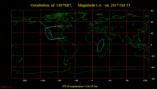 Occultation Map