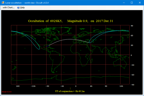 Occultation visibility map