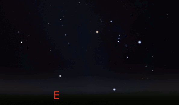 Procyon rising before Sirius