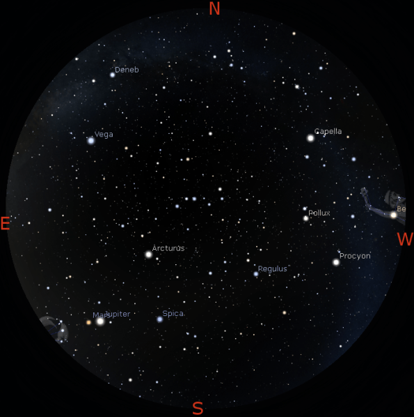 As the scorpion approaches Orion makes a hasty exit