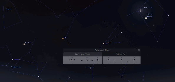 Moon and morning planets for the week