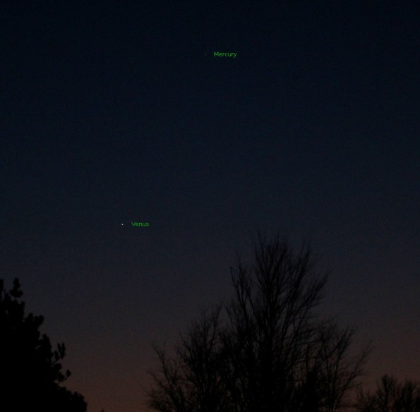 Venus and Mercury