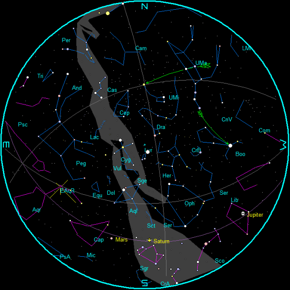 May Morning Star Chart