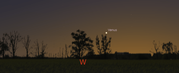 Venus in twilight