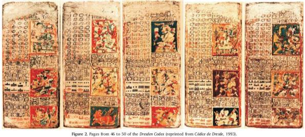 Venus section of the Dresden Codex