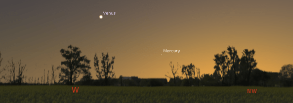 Venus and Mercury