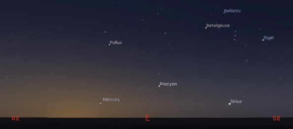 Mercury in the morning