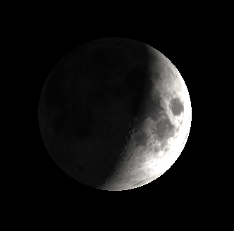 Crescent Moon tonight