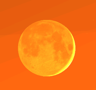 The Moon with Earth shine