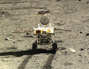 Yutu Rover on the Moon