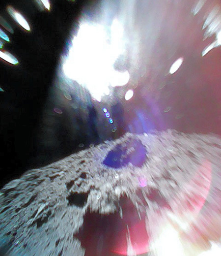 Ryugu surface