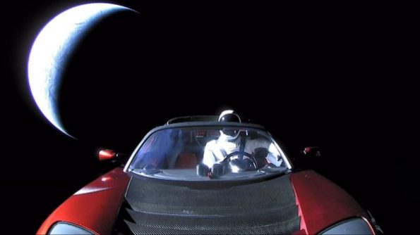 Falcon Heavy Tesla