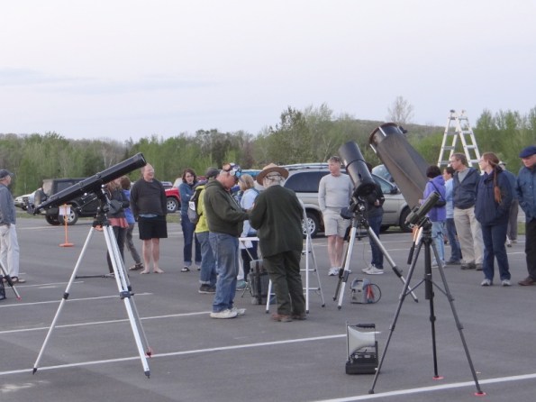 Preparing to start the star party