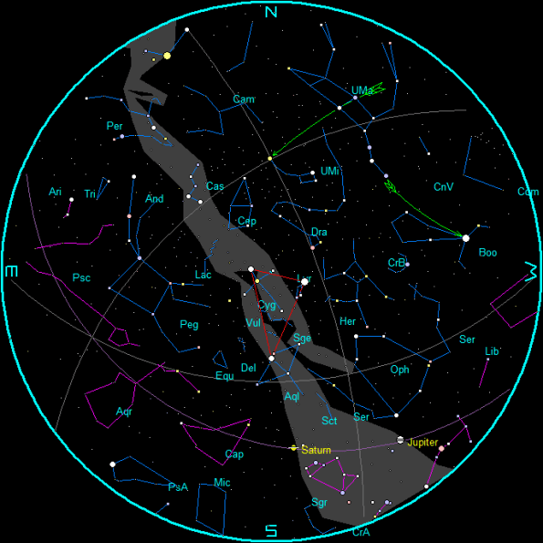 June 2019 morning star chart