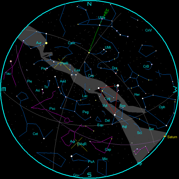 South Delta Aquariid meteor shower at peak and Perseids