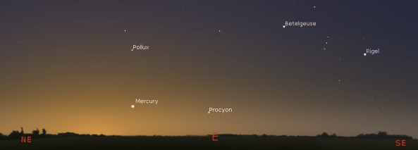 Mercury in the morning