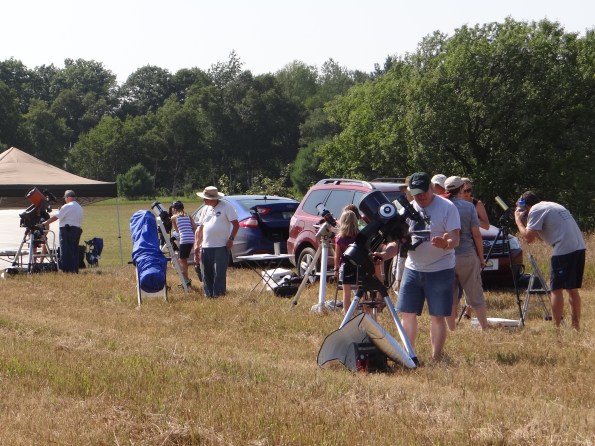 Viewing the Sun at Thoreson Farm
