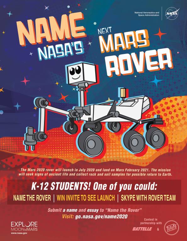 Name NASA's next Rover
