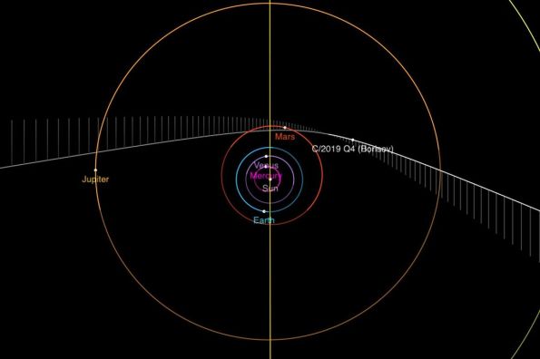 Orbit of C/2019 Q4 (Borisov)