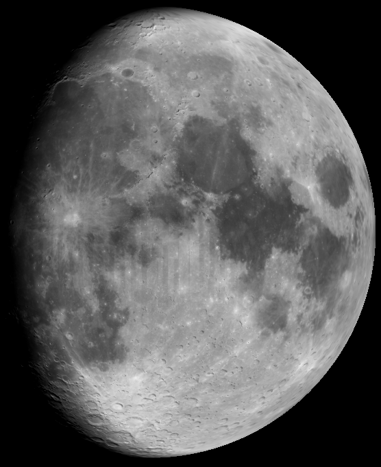 Gibbous Moon tonight