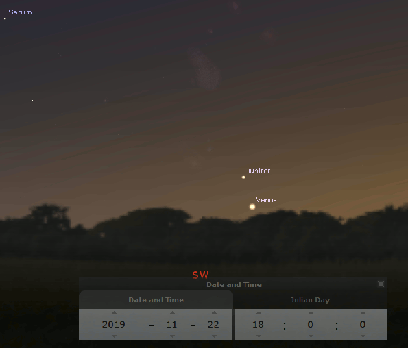 Jupiter-Venus conjunction 