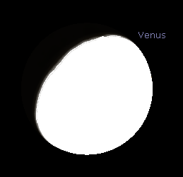 Very enlarged Venus