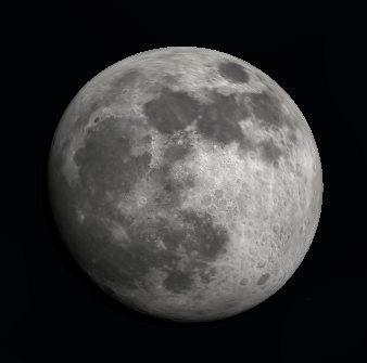 Binocular Moon this evening