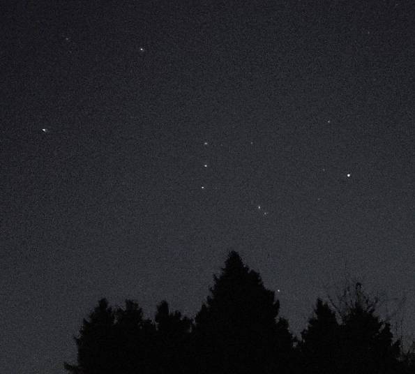 Orion at 7:07 p.m. January 6, 2020