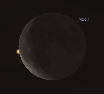 Mars Occultation Start