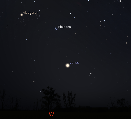 Venus and zodiacal light