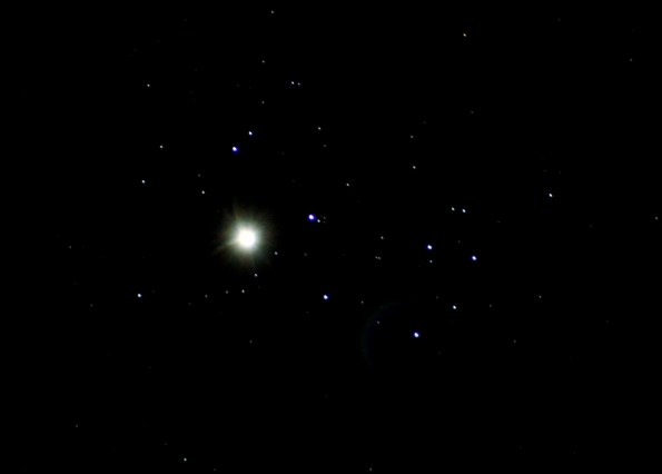 Photo of Venus and Pleiades
