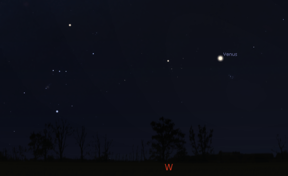 Venus in the evening