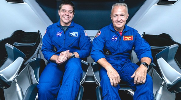Bob Behnken and Doug Hurley NASA Astronauts for Demo-2 of SpaceX Crew Dragon