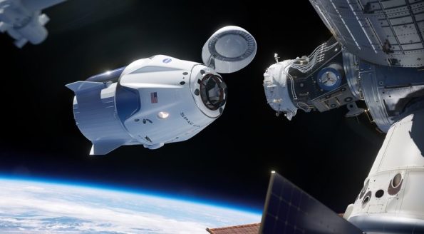 Crew Dragon docking to the ISS