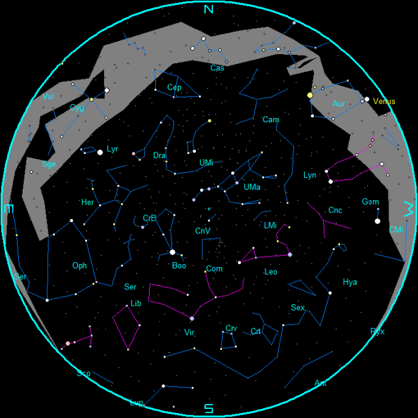 Milky Way on May 15 11 pm 2020
