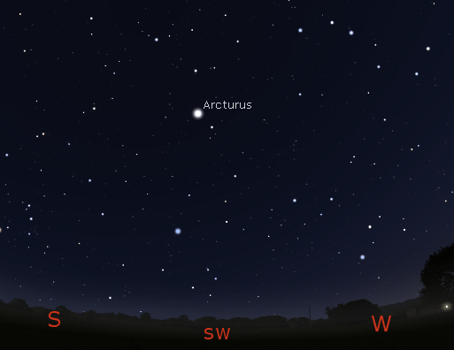 Arcturus finder diagram