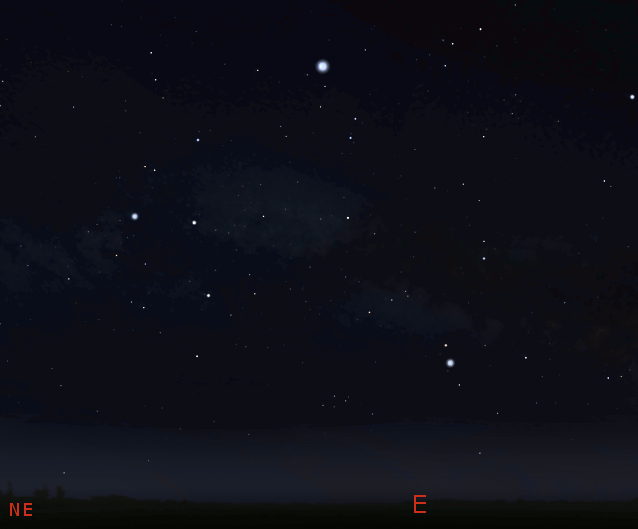 Finder animation for the Summer Triangle