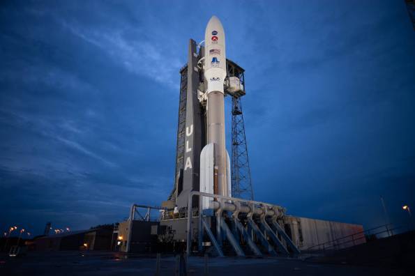Atlas V with Mars 2020 Rover aboard on launch pad