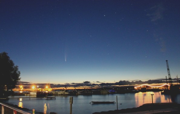 NEOWISE in the morning