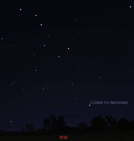 NEOWISE evening_2300-071620