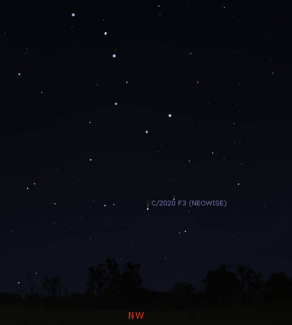 Comet NEOWISE Finder