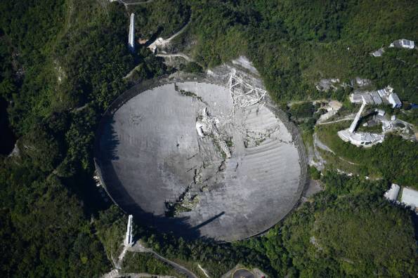 Arecibo telescope collapse