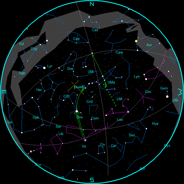 January Morning Star Chart January Morning Star Chart