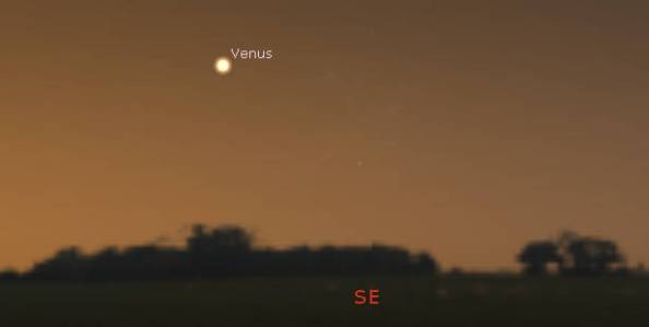 Venus in the morning twilight