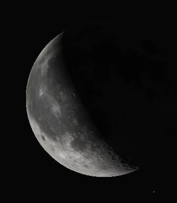 Waning crescent Moon