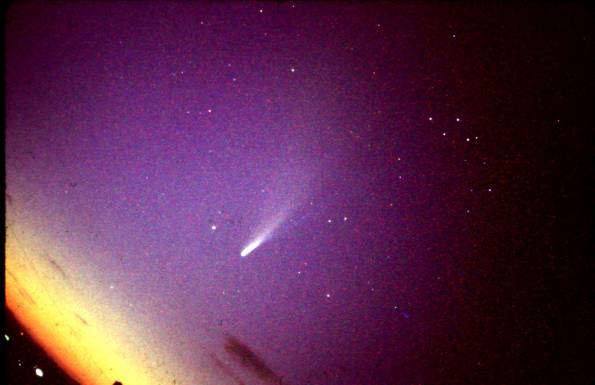 Comet West at 6 am, March 8, 1976