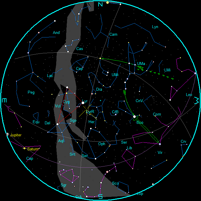 April morning star chart