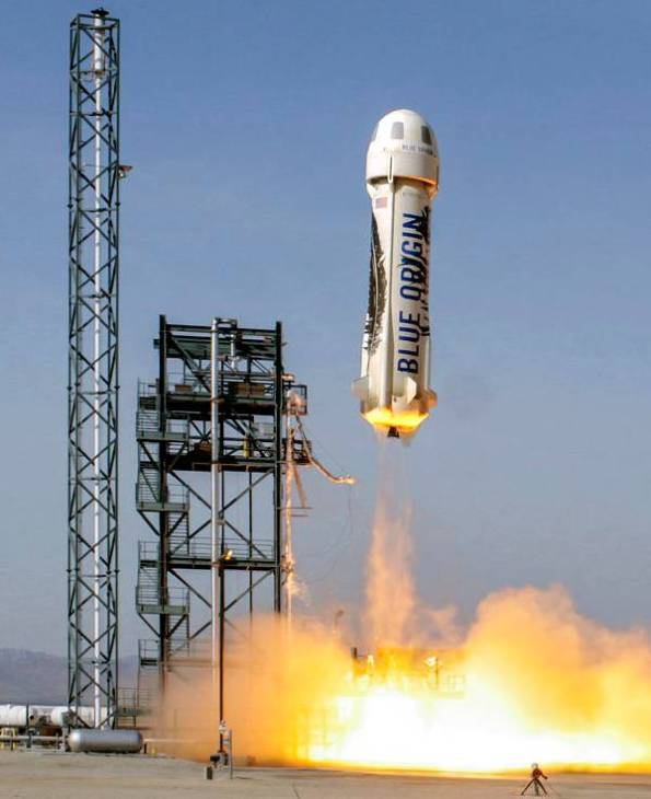 Blue Origin's New Shepard rocket and Crew Capsule