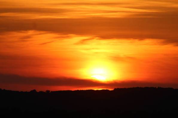 Sunrise solar eclipse